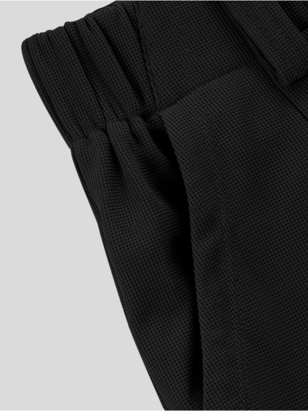 NWOT Black Wide-Leg High Waist Trousers - Picture 8 of 12